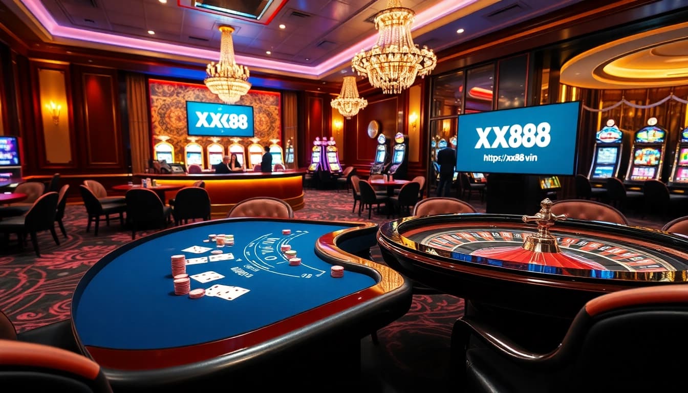 Experience thrilling gameplay and excitement at https://xx88.vin/ with vibrant casino visuals.