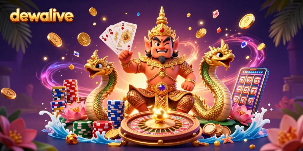 Rasakan serunya bermain di dewalive dengan penjaga kuil dan naga bersinar sambil mengumpulkan kemenangan.