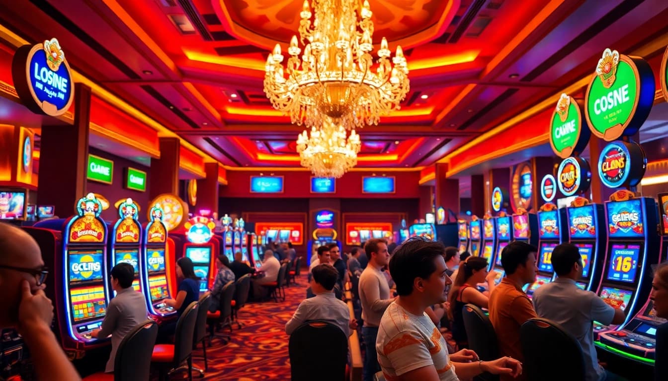 Engaged players experiencing uu娛樂 in an upscale casino atmosphere
