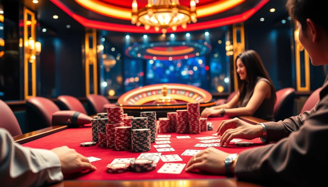 Experience the thrill of winning at Xin88's premier online casino with engaging poker action.