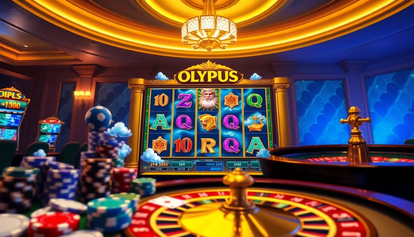 Experience thrilling wins on the olympus slot in a vibrant online casino setting.