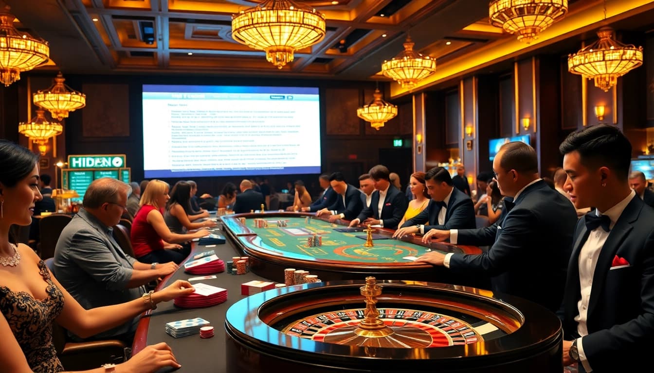 Engage in the hidden wiki gaming experience with luxury casino tables and vibrant poker action.