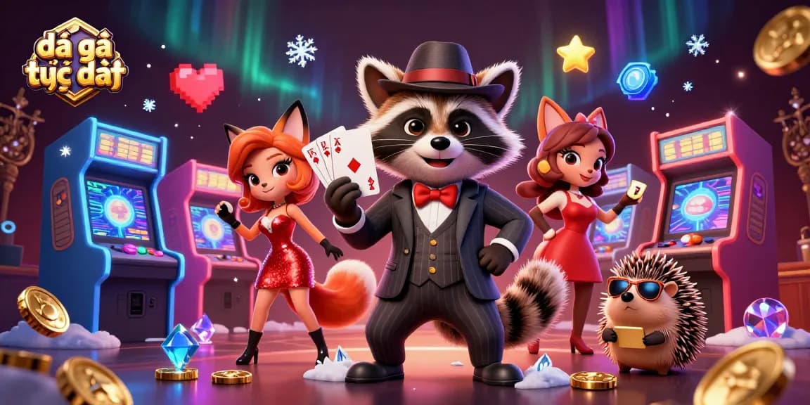Engage in thrilling đá gà trực tiếp action with dynamic characters and vibrant casino elements