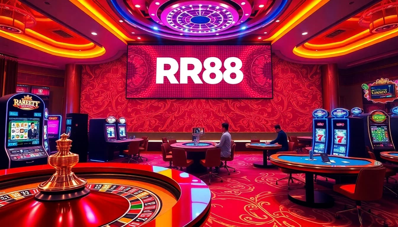 Play exciting games at https://rr88k1.com/ with luxury casino elements and vibrant atmosphere.