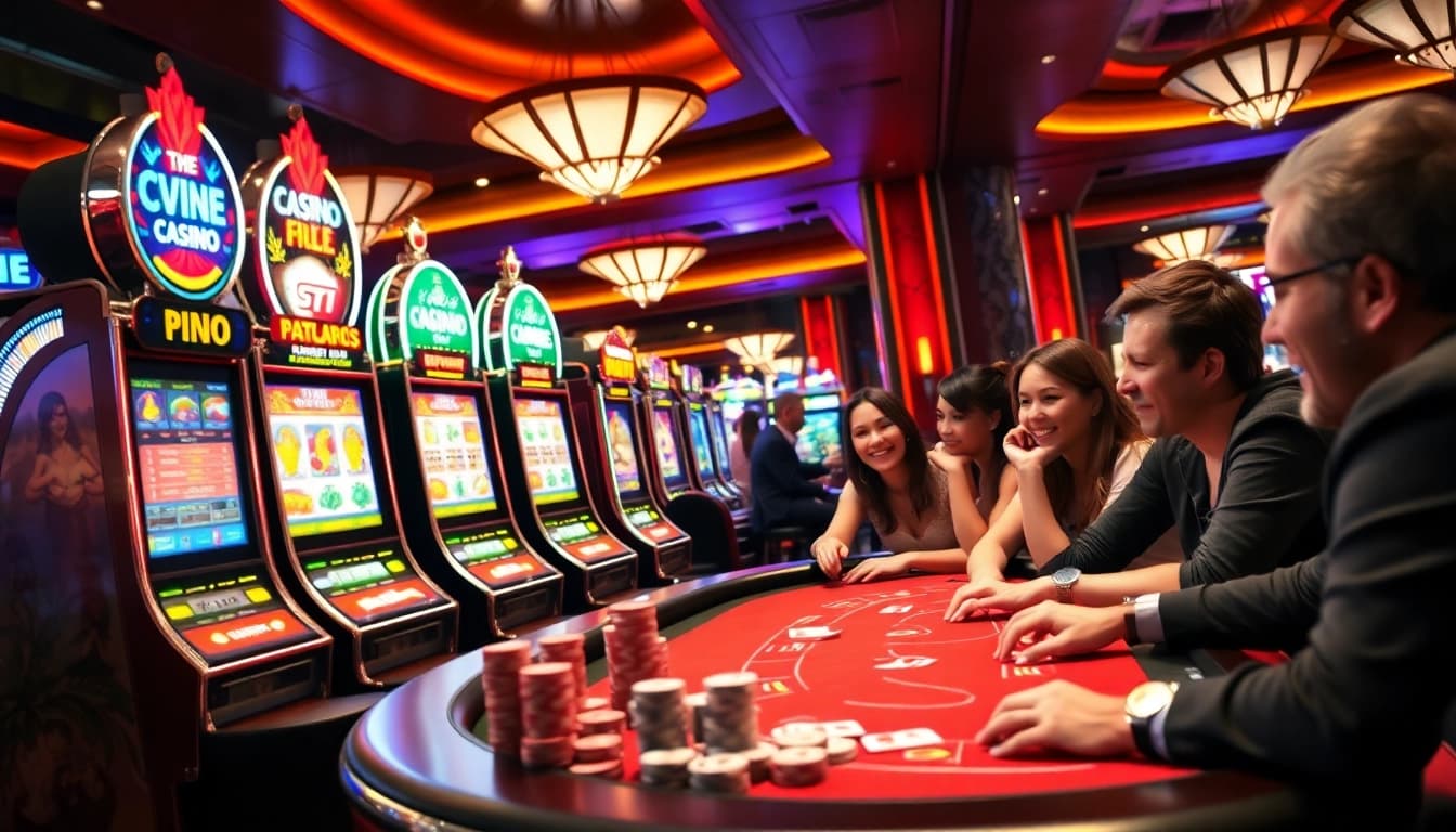 Experience the thrill of AT99娛樂 with lively casino games and vibrant slot machines.