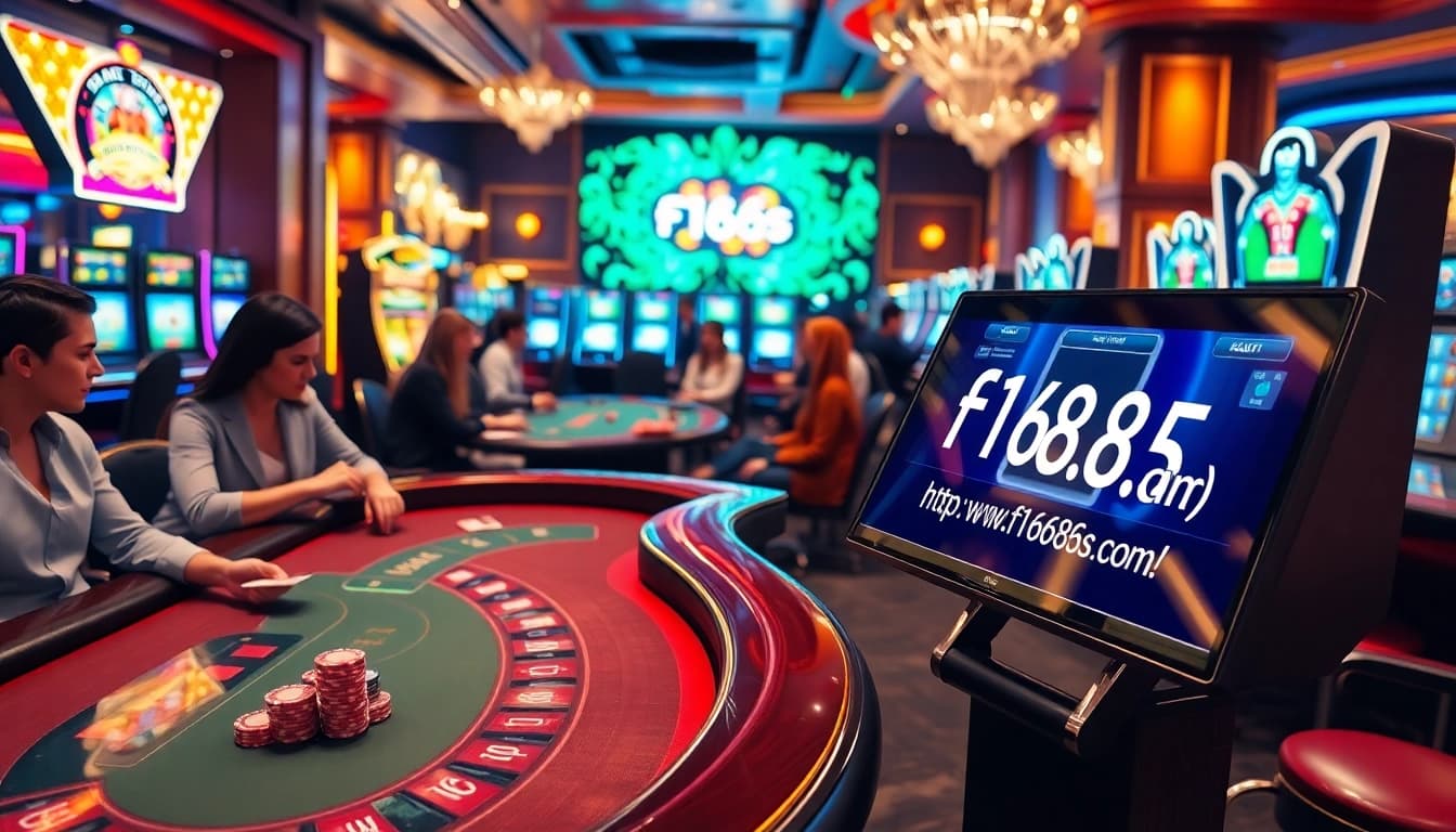 Experience the excitement of gambling at https://f1686s.com/ with vibrant casino tables and players in action.