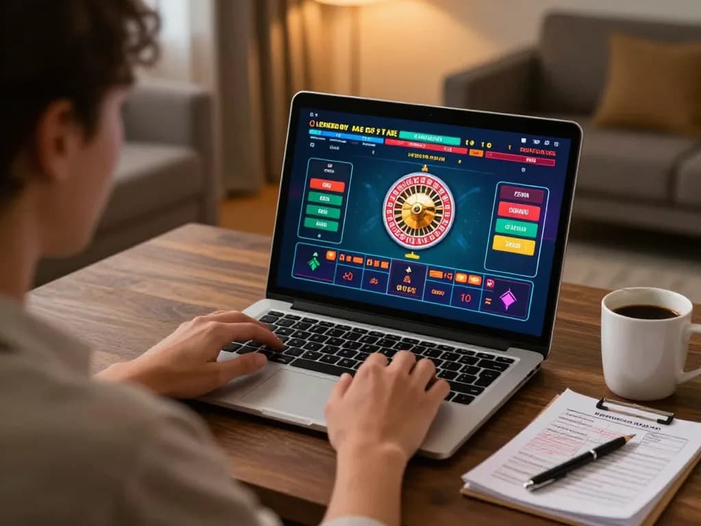 Player engaging in a live dealer game on f168.osaka with a cozy atmosphere and strategic elements.
