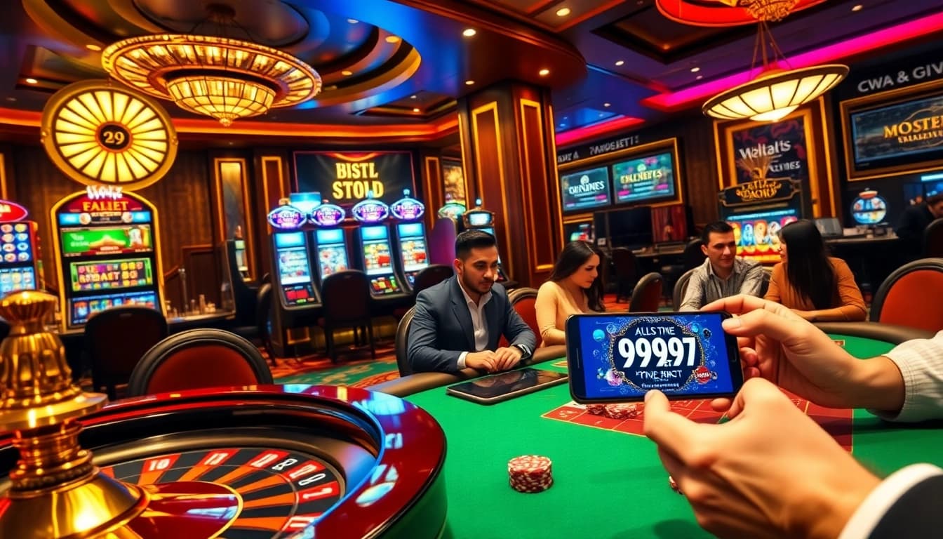 Experience the thrill of 999BET with exciting gameplay at luxurious casino tables.