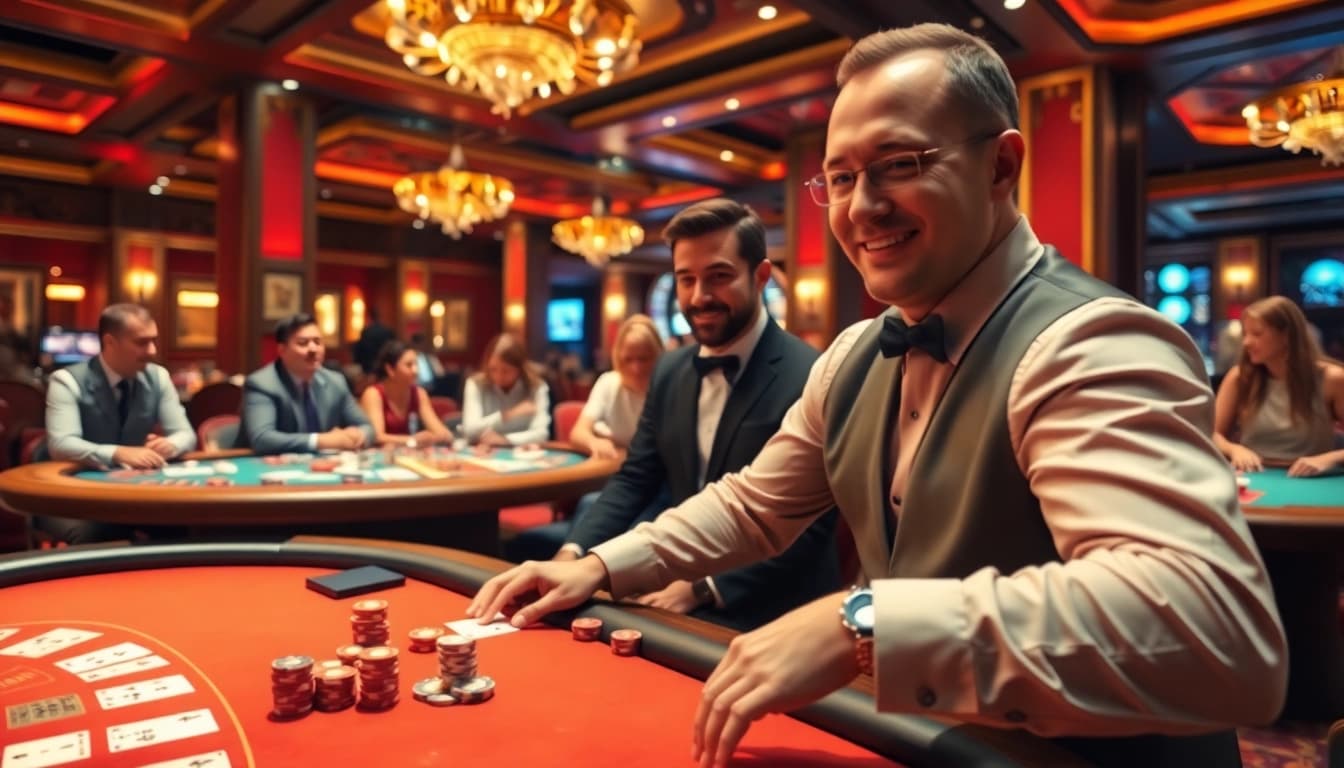 ผู้เล่นใน 8siam casino ที่สามารุเล่นโป๊กเกอร์ในบรรยากาศสุดหรู