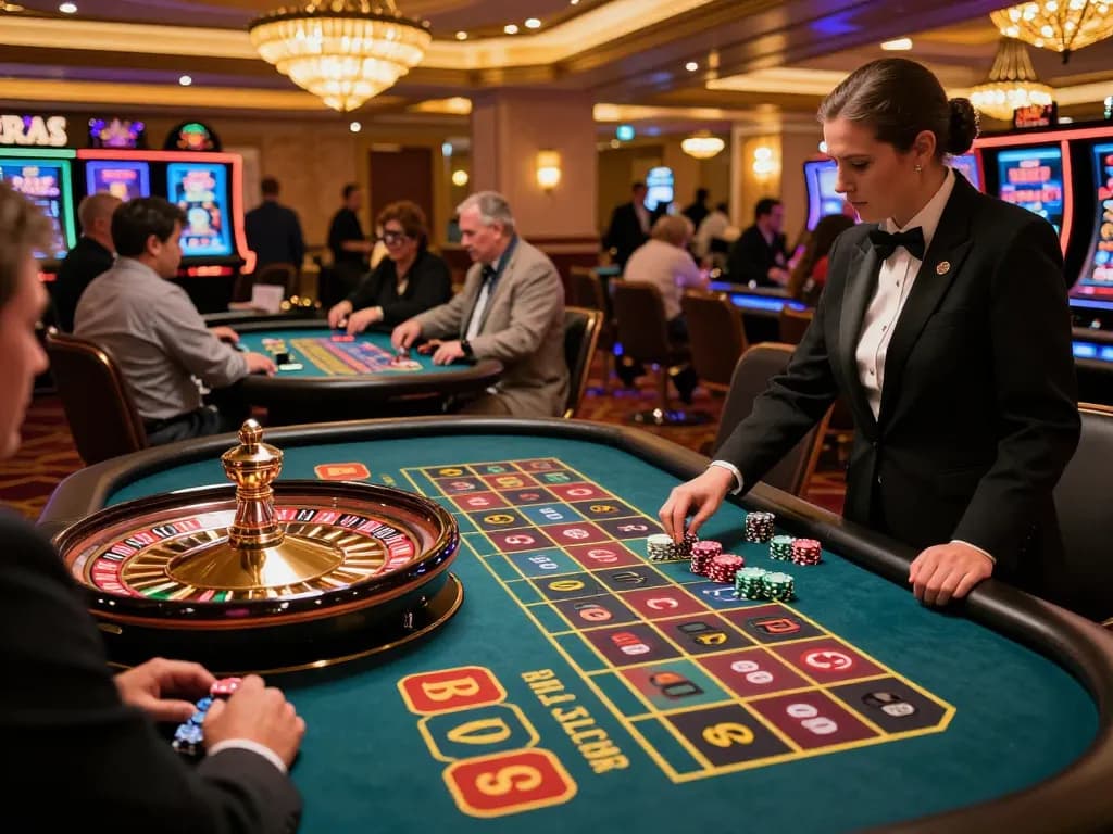 Experience the thrill of du88 roulette gameplay with active players and a spinning wheel.
