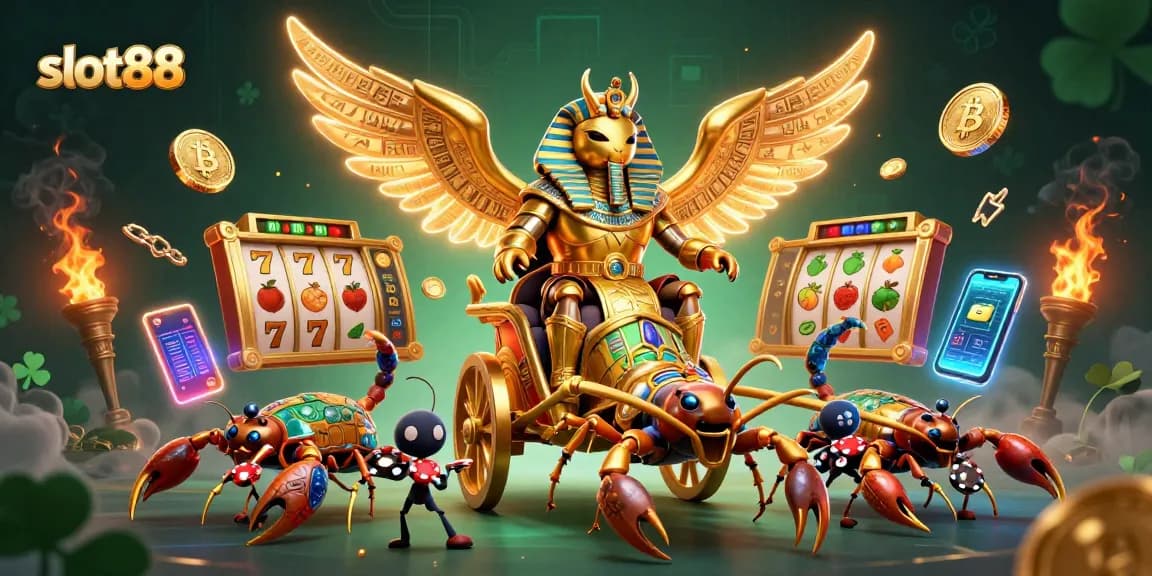 Memenangkan jackpot maxwin di slot88 dengan karakter kartun yang menarik dan elemen permainan slot.