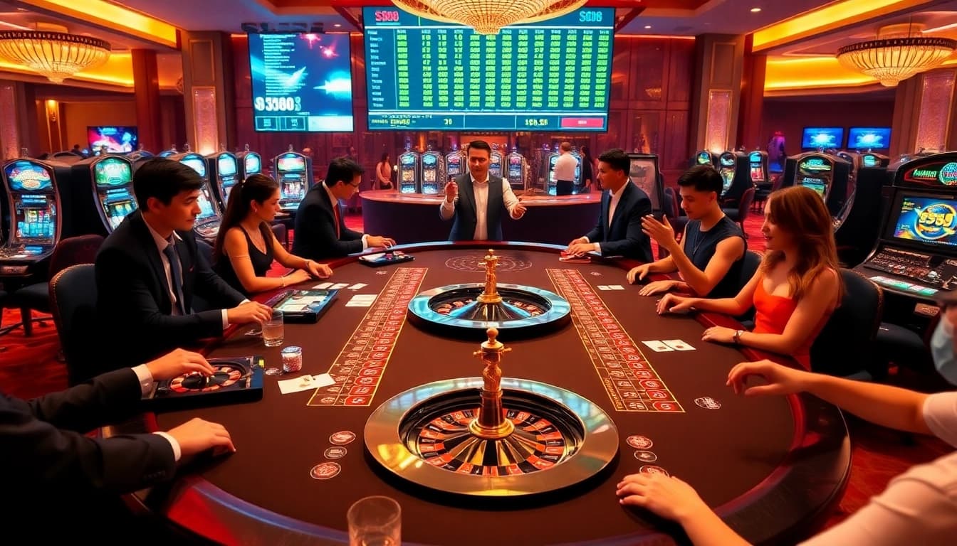 Experience thrilling action at SC88 with vibrant casino games and engaging players.