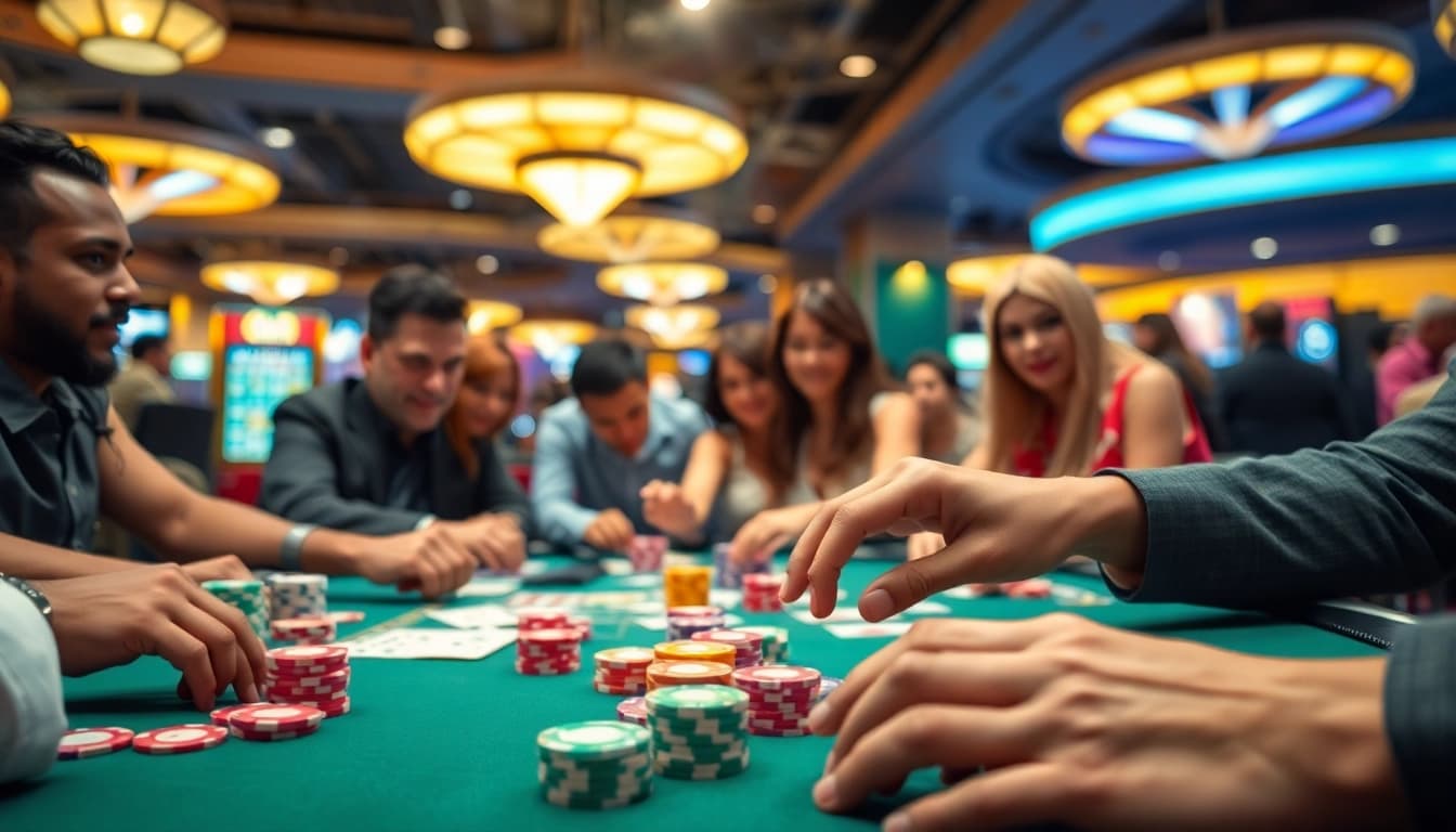 Rasakan keseruan SBOBET88 di kasino dengan pemain dan taruhan yang bersemangat.