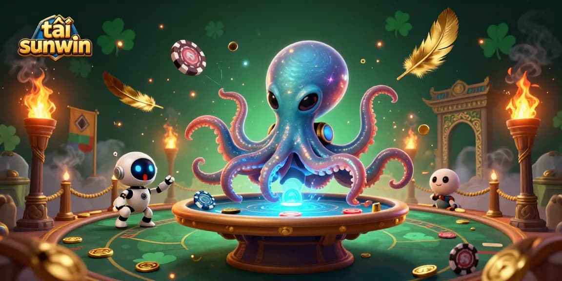 Join the excitement at tải sunwin and dive into thrilling holographic poker games with a vibrant, energetic scene.