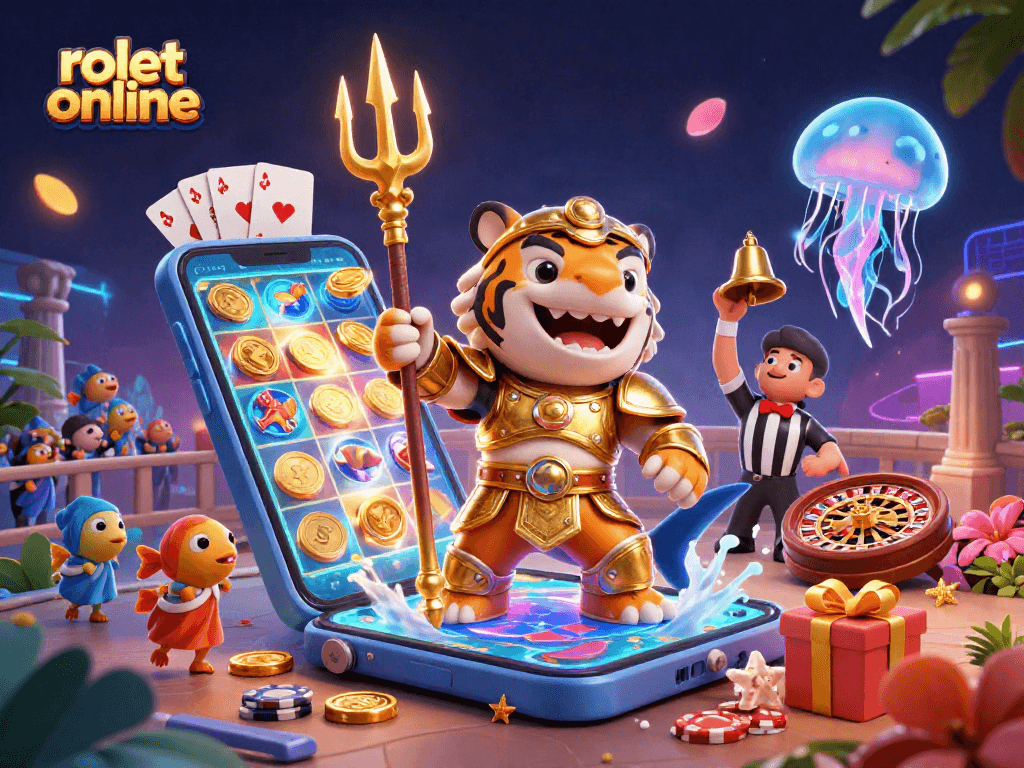 Experience the thrilling gameplay of rolet online with dynamic casino action and vivid 3D characters.