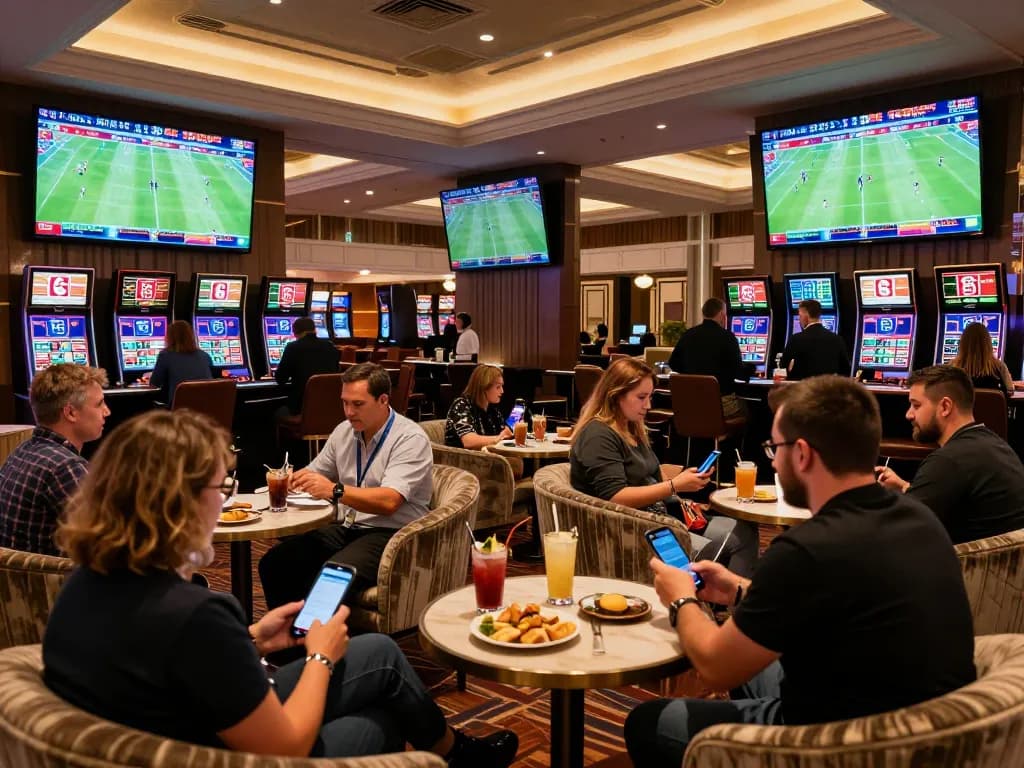 Experience the excitement of go8 sports betting with live updates and luxurious lounge setting