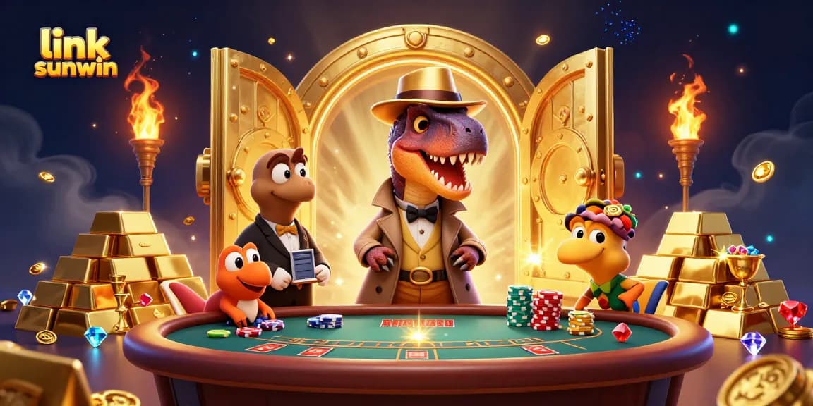 Experience thrilling gameplay with link sunwin as the velociraptor card counter navigates the casino.