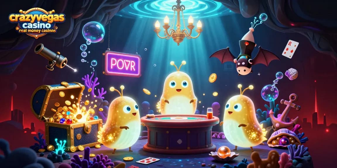 Experience the thrilling world of crazyvegas casino real money casinos lit by glowworms in a unique cave setting.