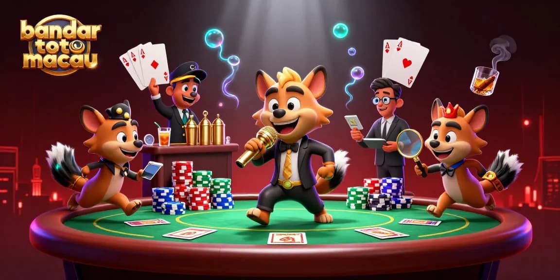 Experience excitement and vibrant scenes at bandar toto macau with hyenas running a comedy casino club.