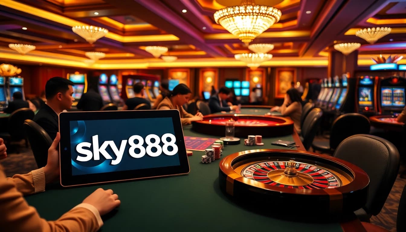 Experience high-stakes excitement at sky888 with vibrant casino games and thrilling betting action.