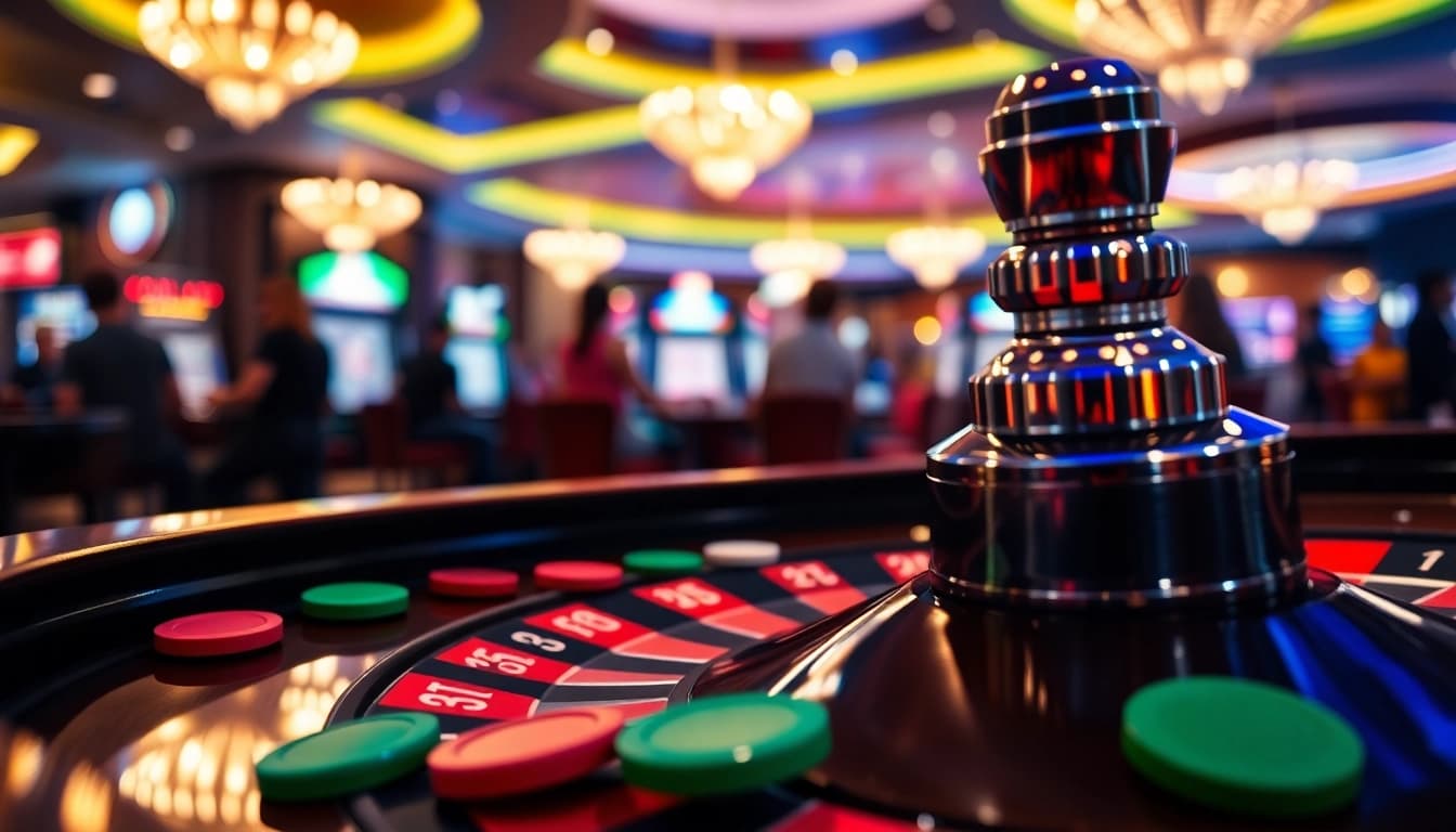 5777 bet app-এ জুয়া খেলার উত্তেজনা উদযাপন করছে রুলেট চাকা।