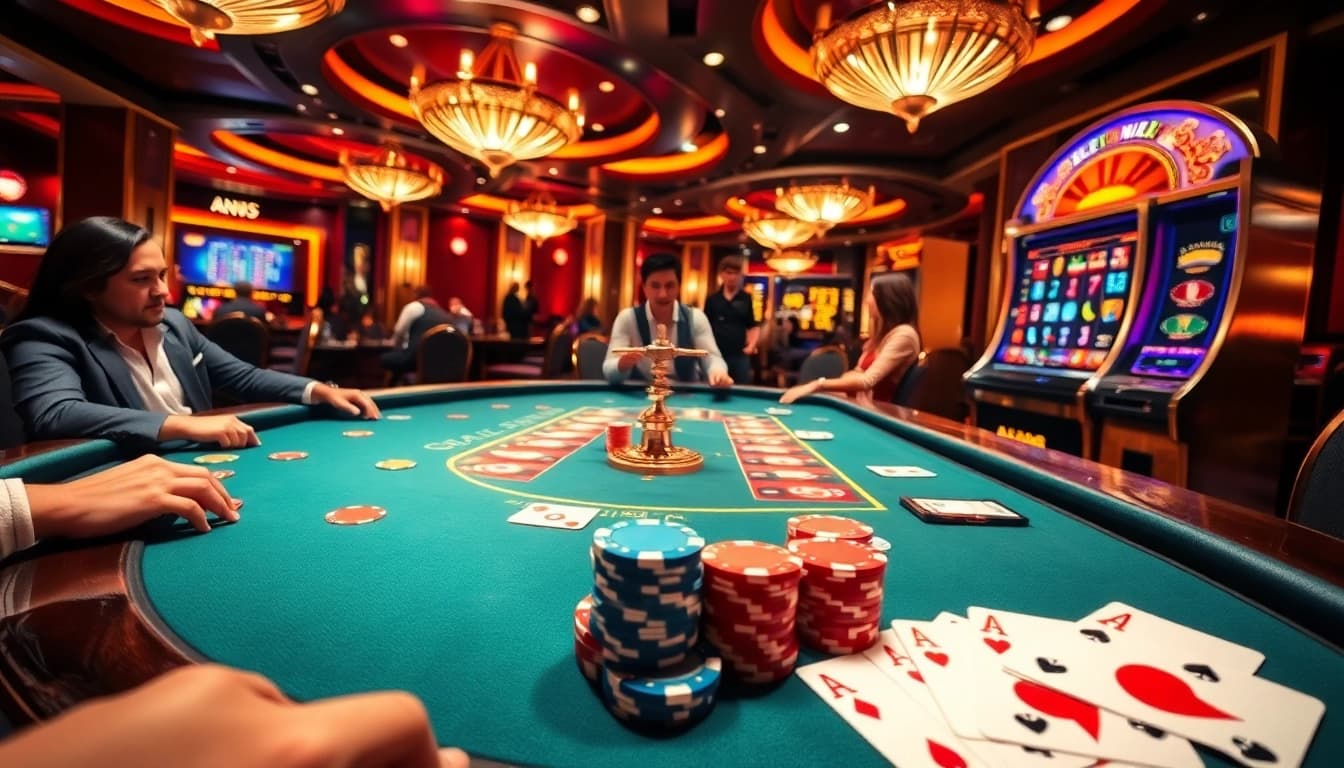 Experience the excitement of high-stakes gaming at https://hay88.my/ with vibrant casino visuals.