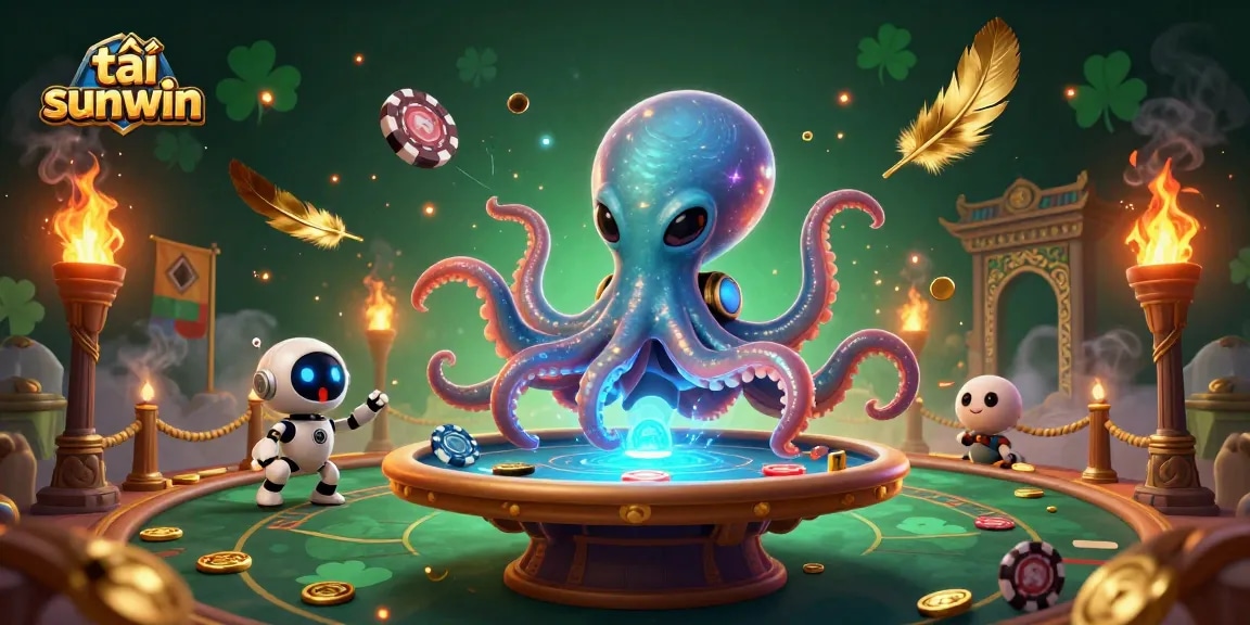 Join the excitement at tải sunwin and dive into thrilling holographic poker games with a vibrant, energetic scene.