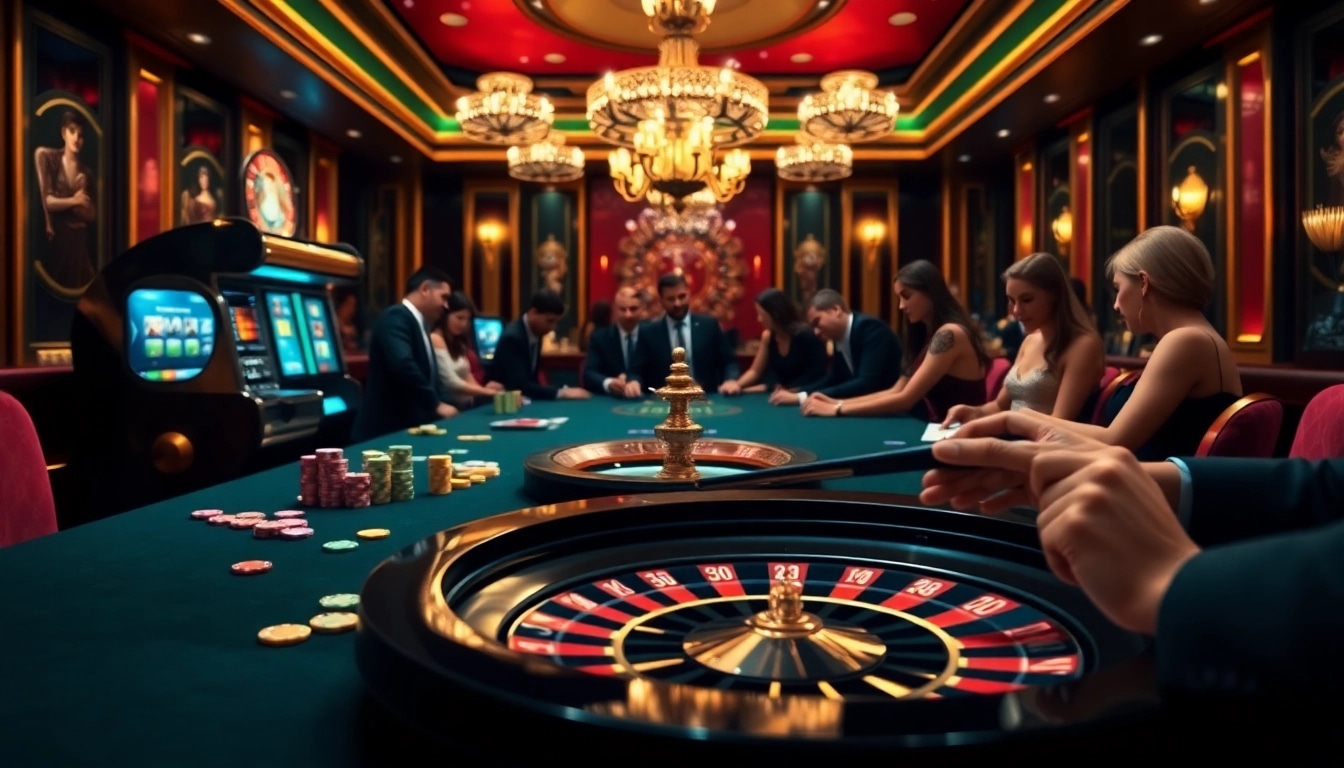 Engaging play at kkwin.black featuring poker chips, roulette wheel, and online betting interface.