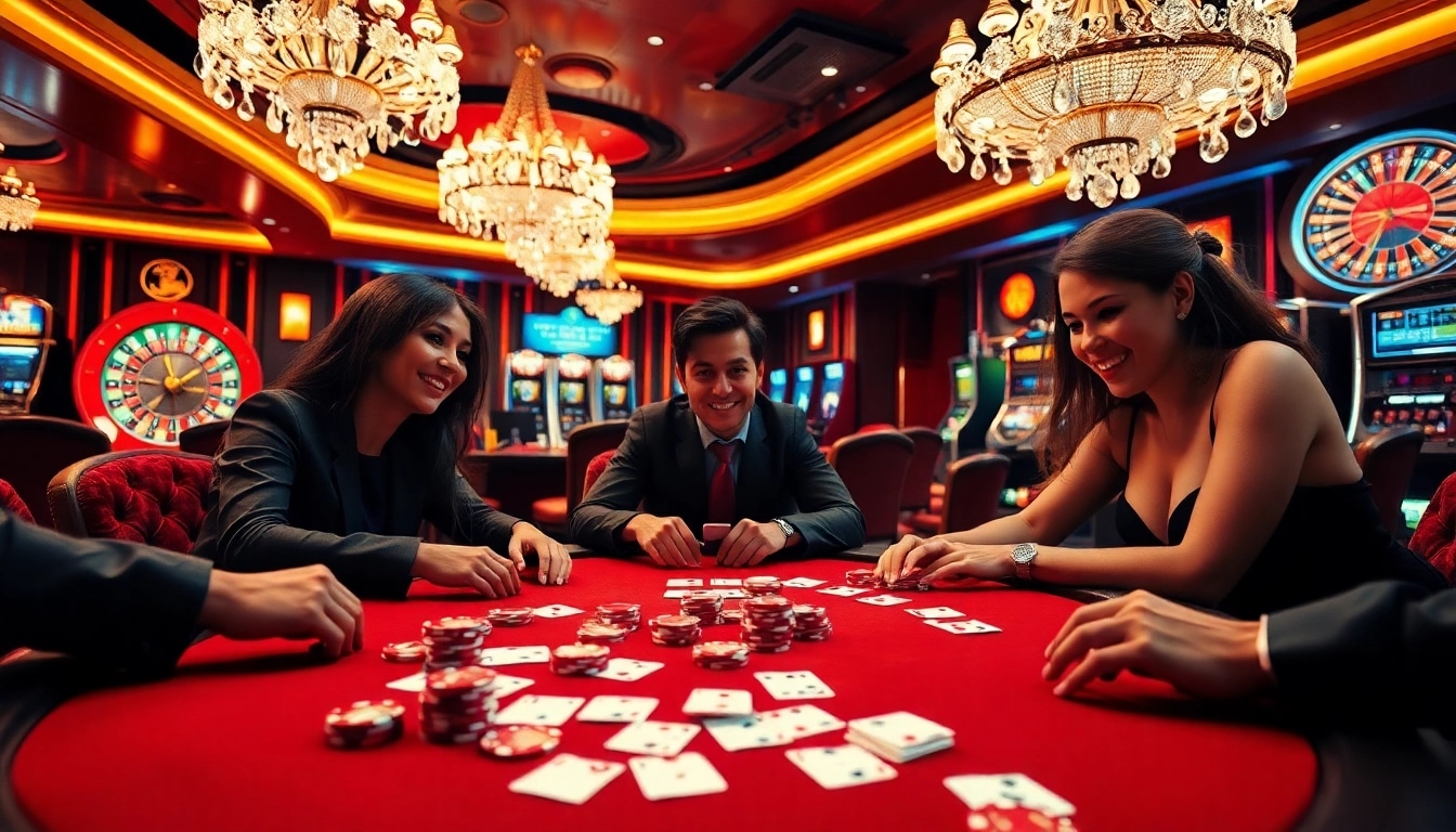 Engage in thrilling poker action at 33WIN casino with vibrant chips and enticing roulette.