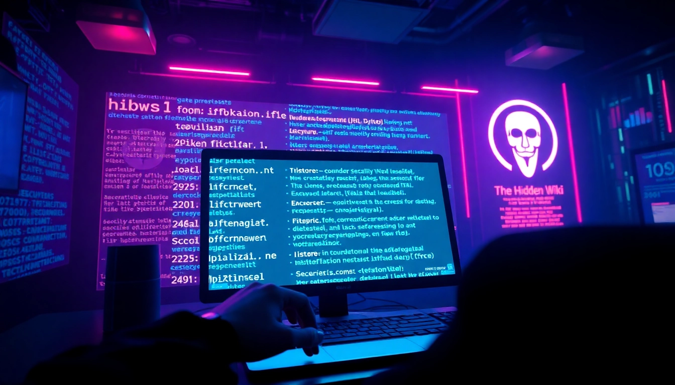 The hidden wiki: Securely accessing dark web .onion links in a cyberpunk environment