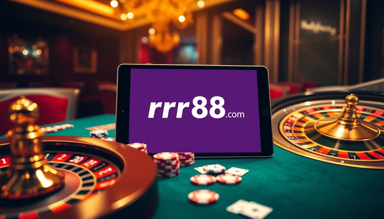 Experience thrilling gameplay at rr88.com with vibrant casino elements and modern technology.