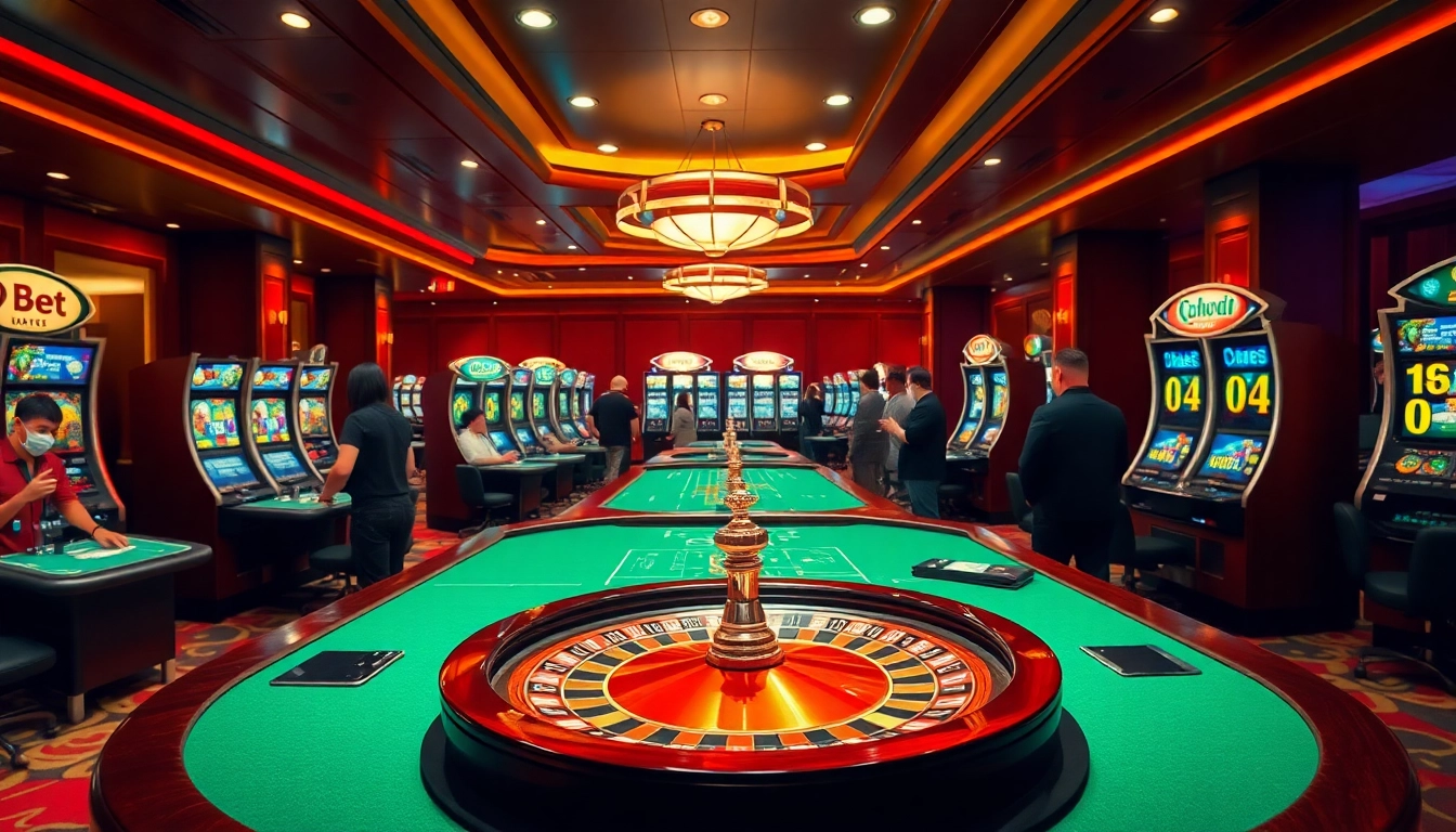 Engage in thrilling gameplay at i9bet casino featuring roulette, poker, and vibrant slots.