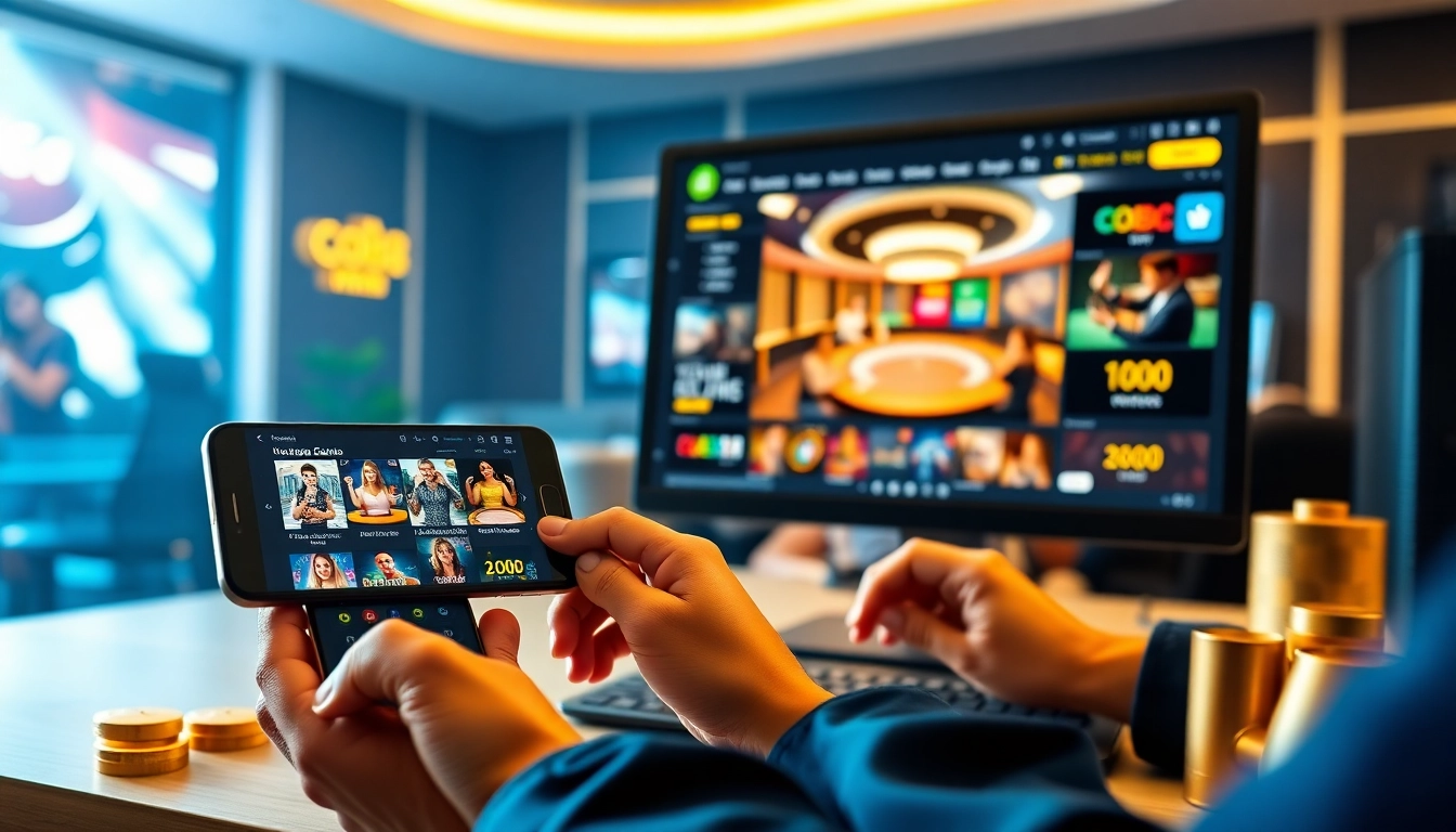 Engaging online gaming scene showcasing Co88 casino experience at https://co88.london/ with inviting interface and vibrant colors.