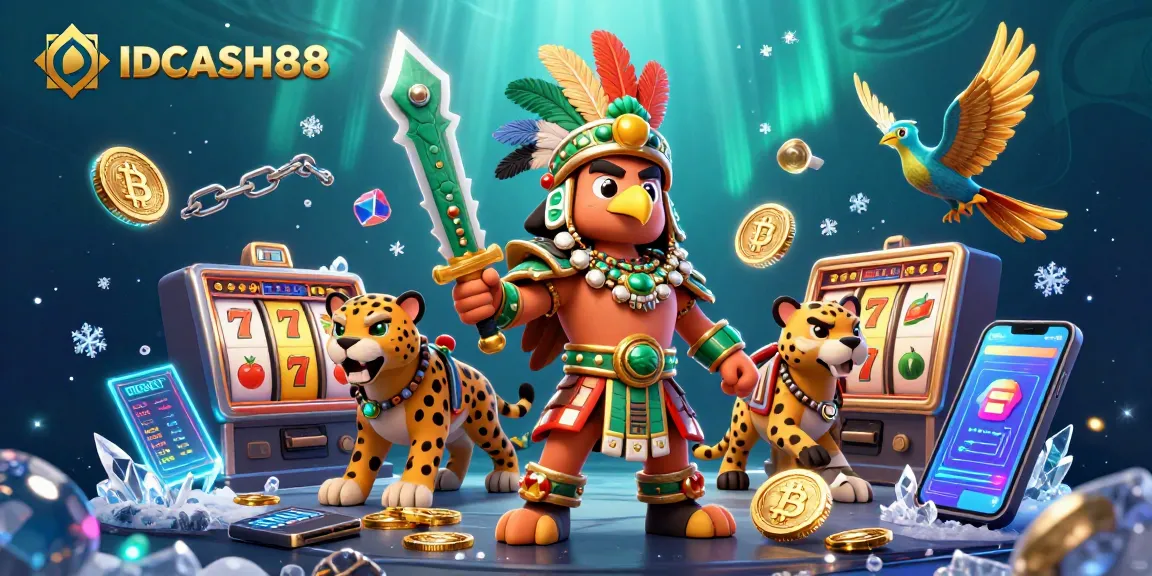 Engage with exciting slot games at IDCASH88 featuring vibrant casino elements.