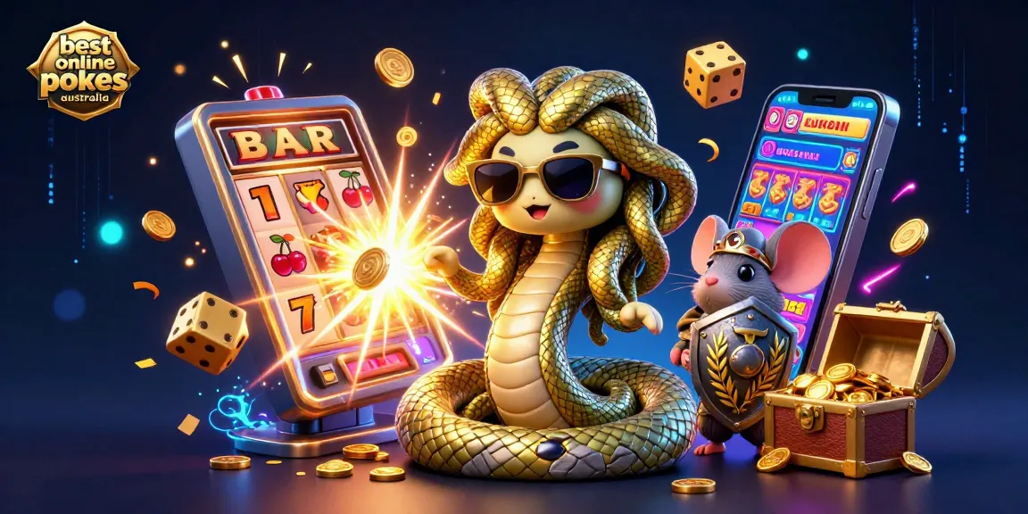 Spin and win with Medusa and more in the best online pokies australia, showcasing exciting slot action.