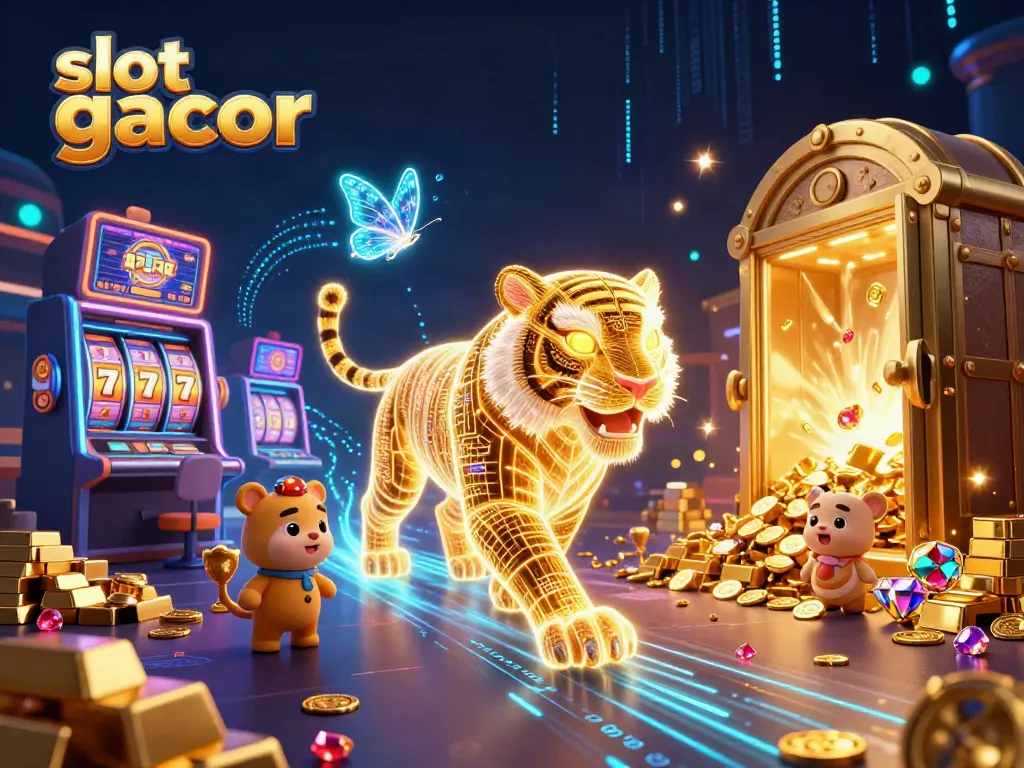 Spin the reels with slot gacor and uncover thrilling treasures in a vibrant digital casino scene.