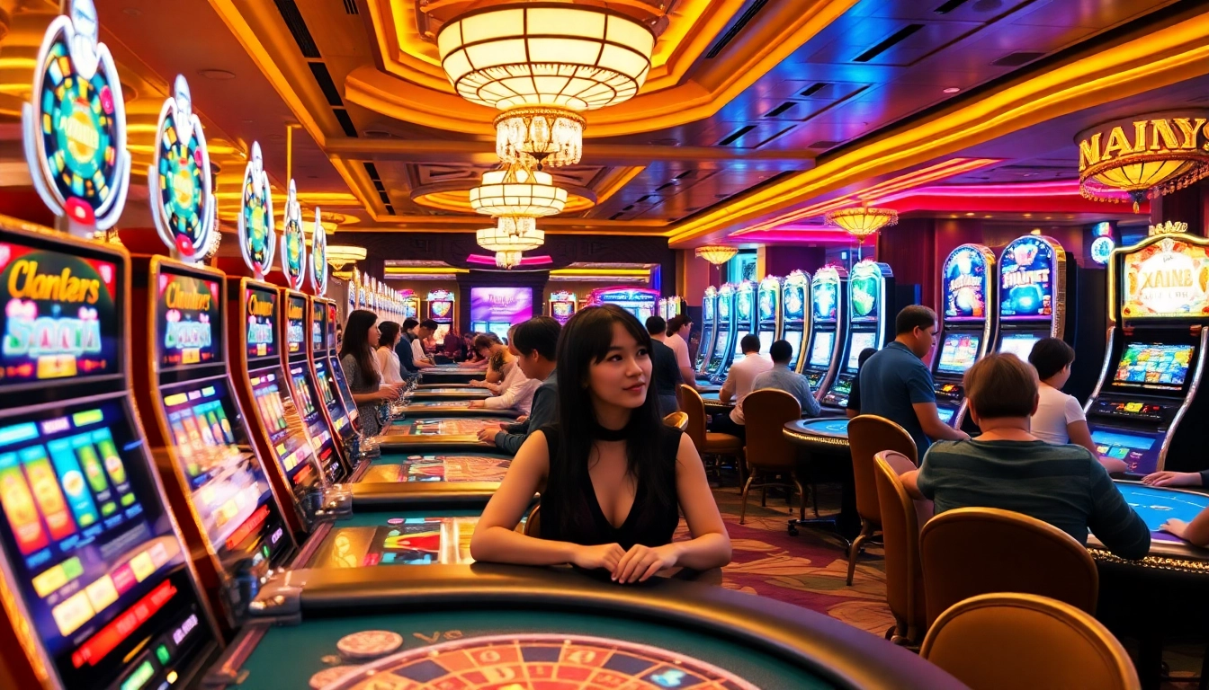 Experience the excitement of Xin88 with vibrant casino gameplay and colorful slot machines.