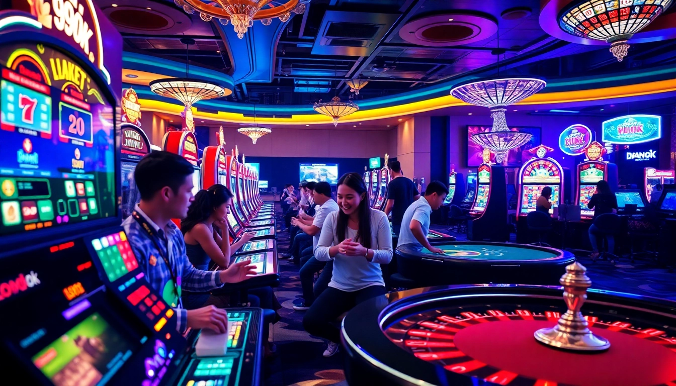 Experience thrilling gameplay with link 99ok at a vibrant online casino.