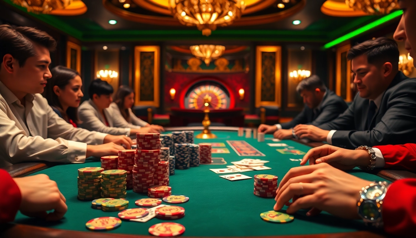 Analyze tỷ lệ nhà cái while engaged in an exciting poker game at a luxurious casino table.